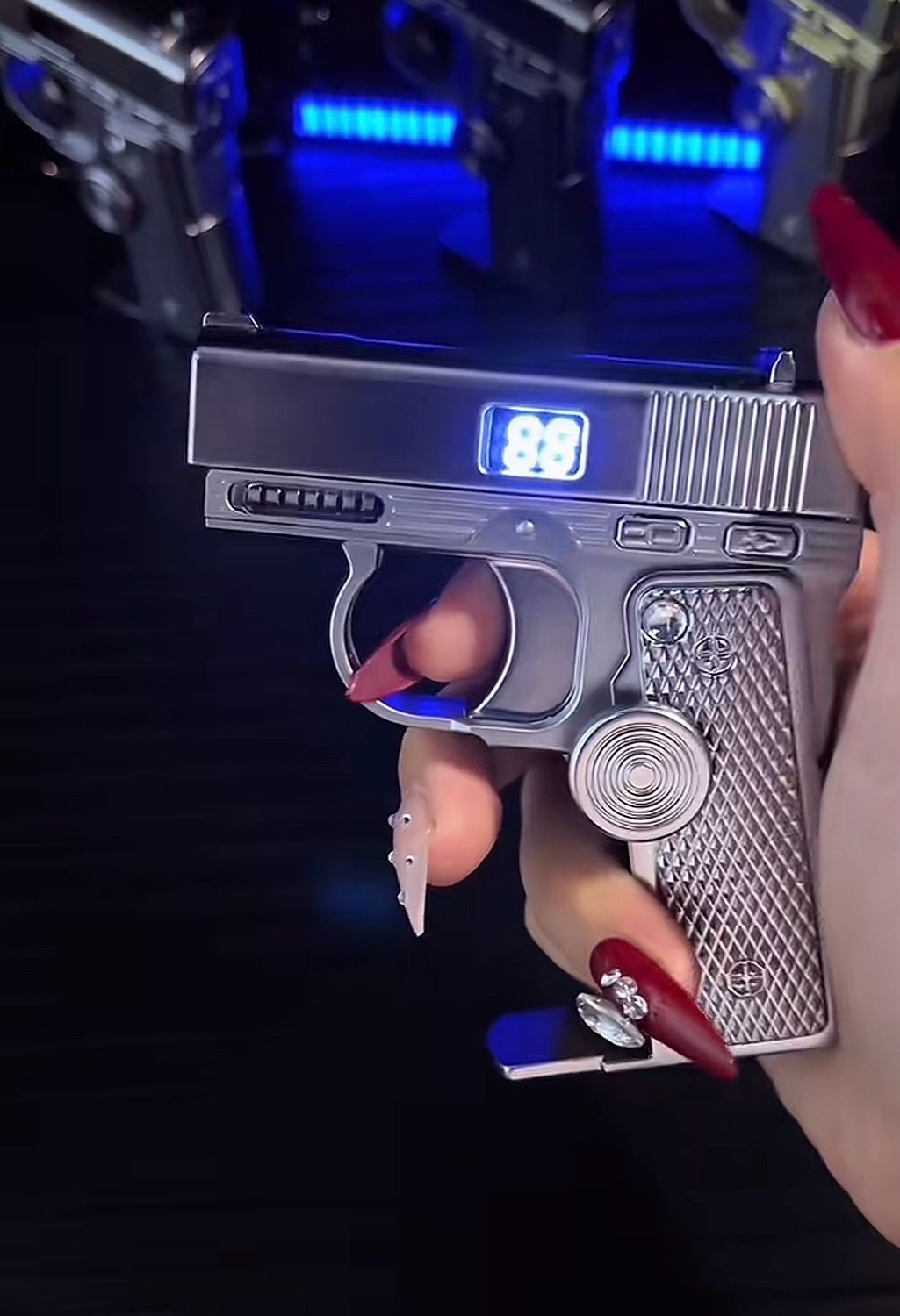 Gun Lighter With Led + Charger