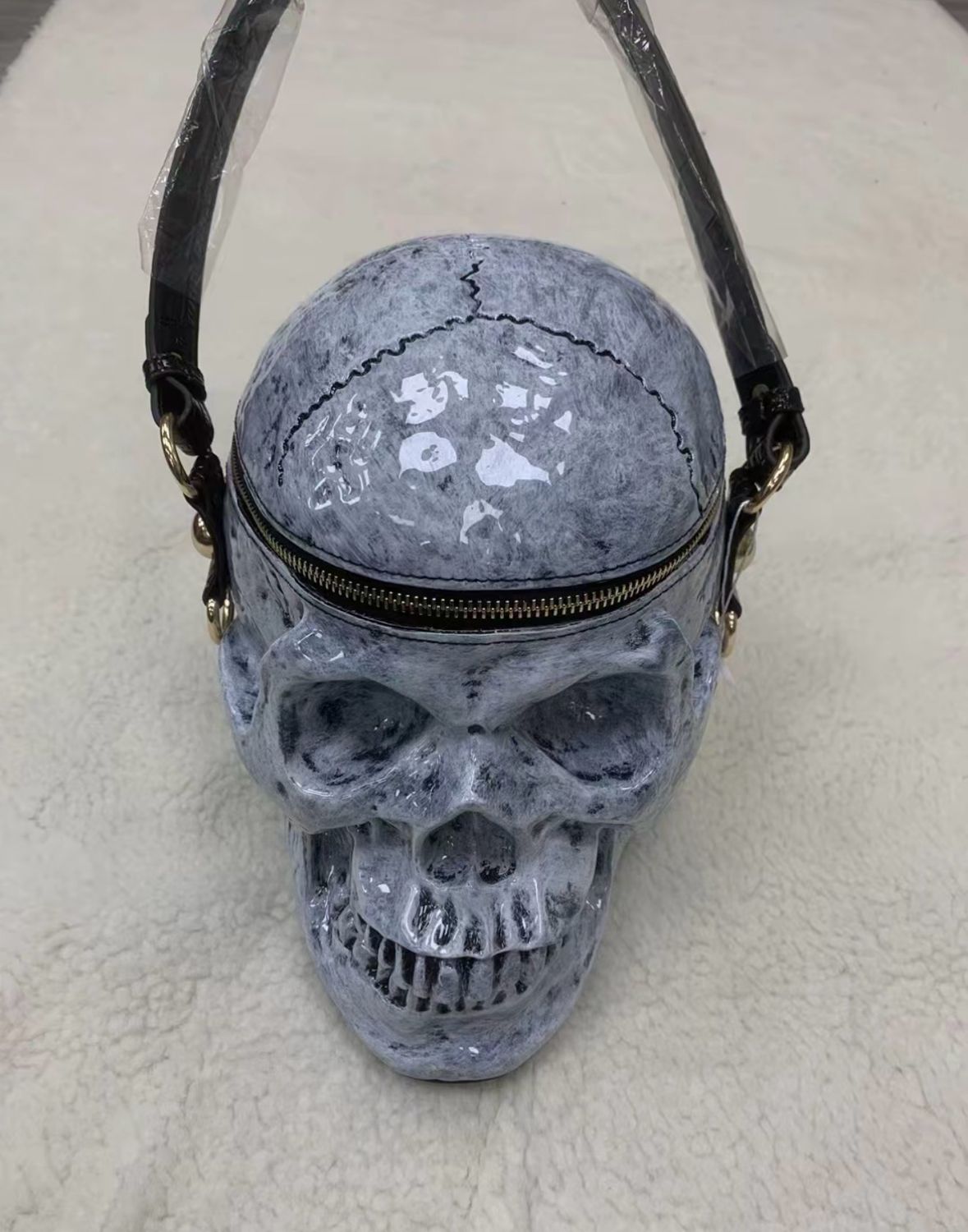 2025 New Fashionable Halloween Man And Women&#39;s Crossbody Bag with Skull Design 3D Shaped Bag