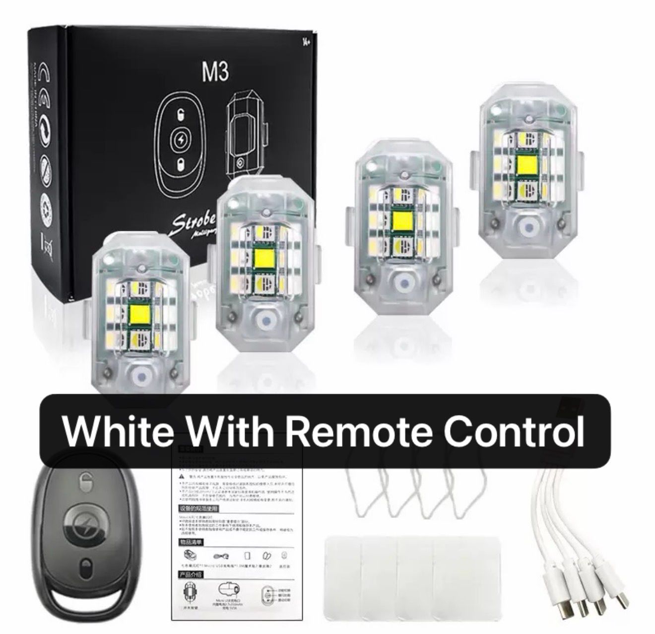 Small LED 4 Sets With Remote Control