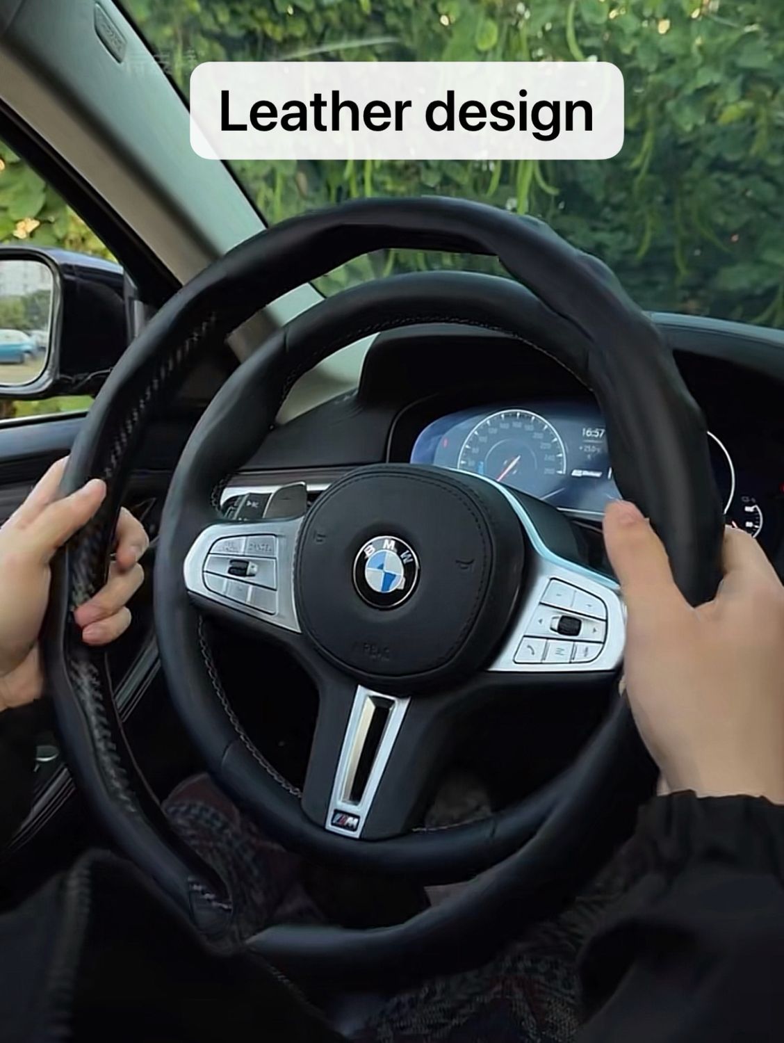 Car Suede Steering Wheel Cover Universal