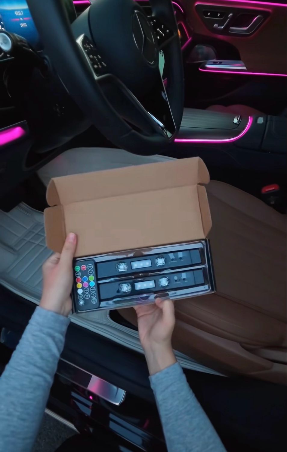 2in1 Car Inside LED Wireless 2pcs (For All Cars)