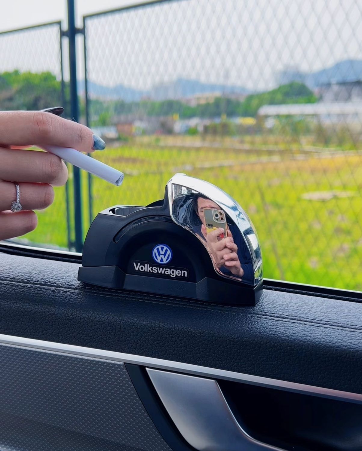 Car Ashtray Holder With Led