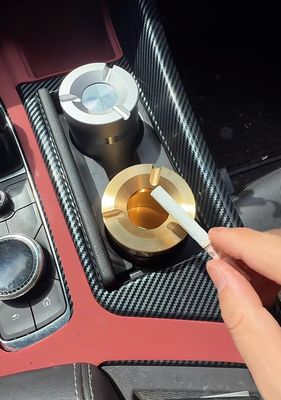 All-metal Cyber Mechanical Ashtray High-end Creative Personalized Car Desktop Anti-Flying Ash Gift for Men