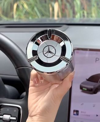 All-metal Cyber ​​Mechanical Ashtray High-end Creative Personalized Car Desktop Anti-Flying Ash Gift for Men