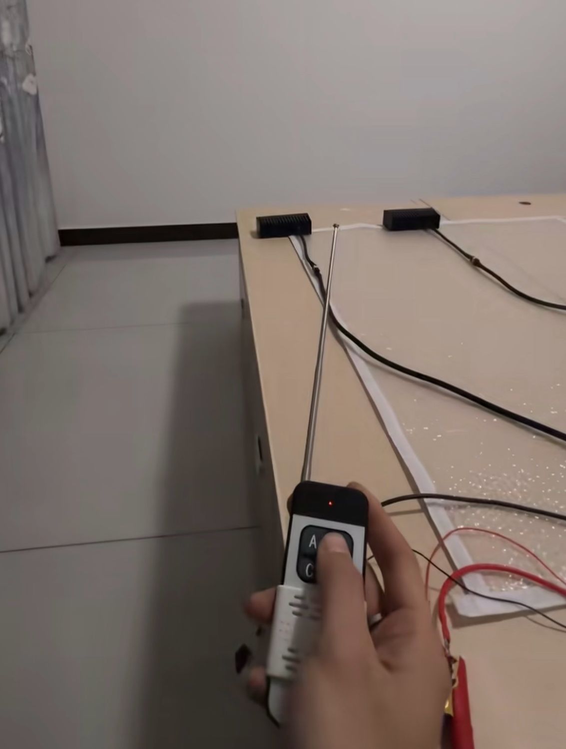 Car Led Accelerated Flashing ( 2 Pcs + Remote Control) Universal For All Cars