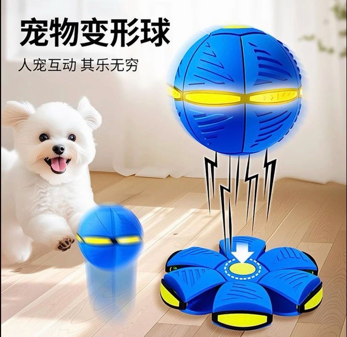 Ball Bouncing Toy ( Best Gift For Dog Cat Kids )