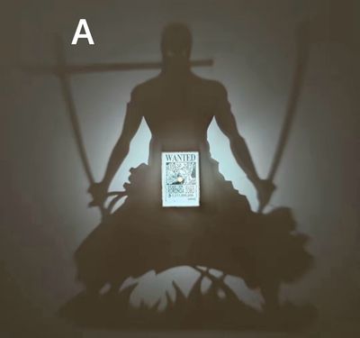 Zoro Creative Light and Shadow Night Light-Anime-themed Ambient Light-Perfect as a Birthday Surprise Gift for Friends