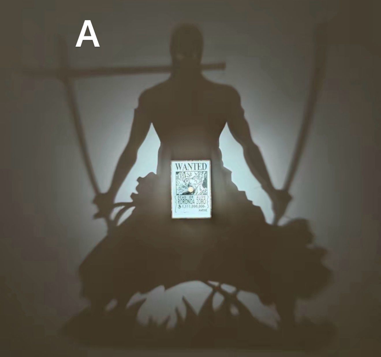 Zoro Creative Light and Shadow Night Light-Anime-themed Ambient Light-Perfect as a Birthday Surprise Gift for Friends