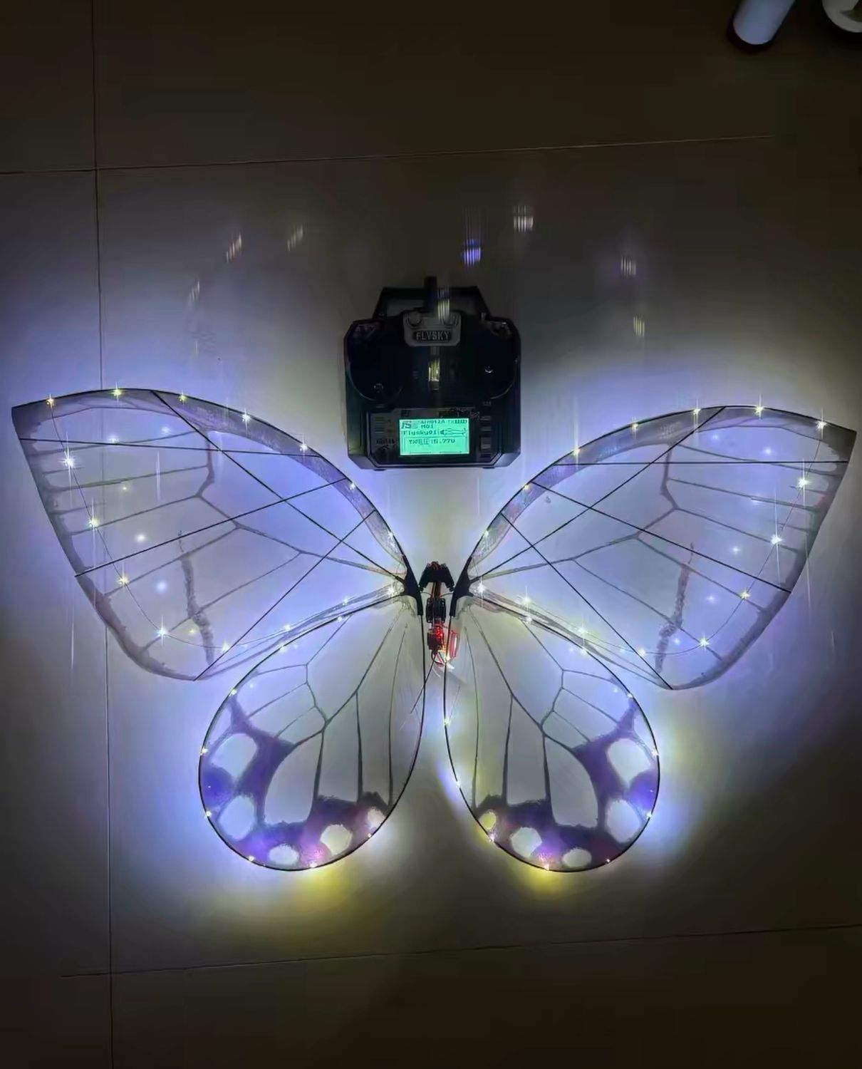 Butterfly 🦋 Fairy Commercial Performance Butterfly Flying Machine Glass Butterfly Remote Control Butterfly Bionic Butterfly Flapping-wing
