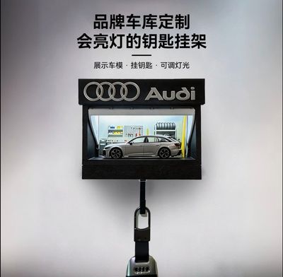 1:64 scale car model garage key hook wall hanging handmade custom item ( Full Sets Mini Car + Garage + Key Hook )