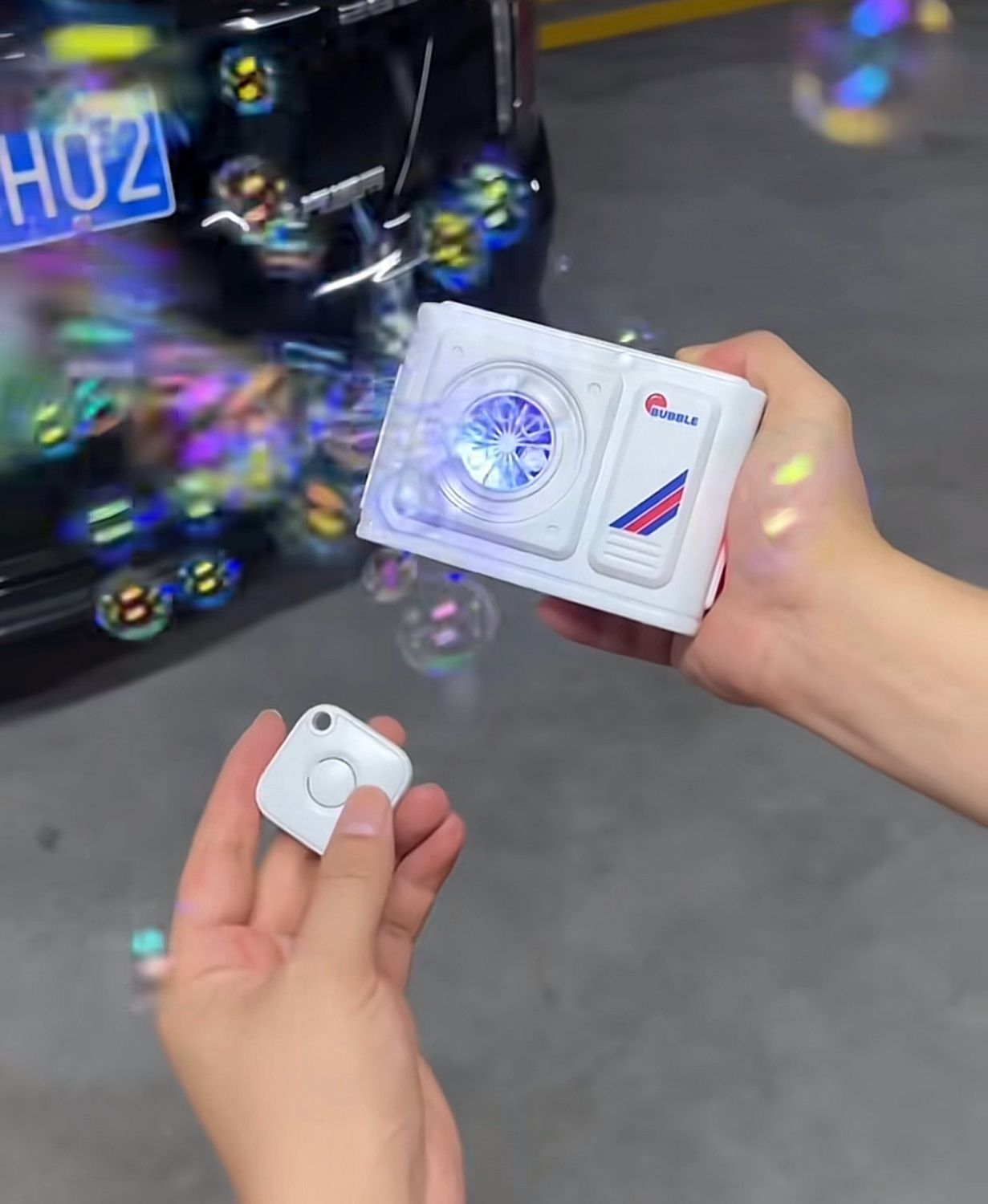 Car Funny Bubble Toy With Remote Control