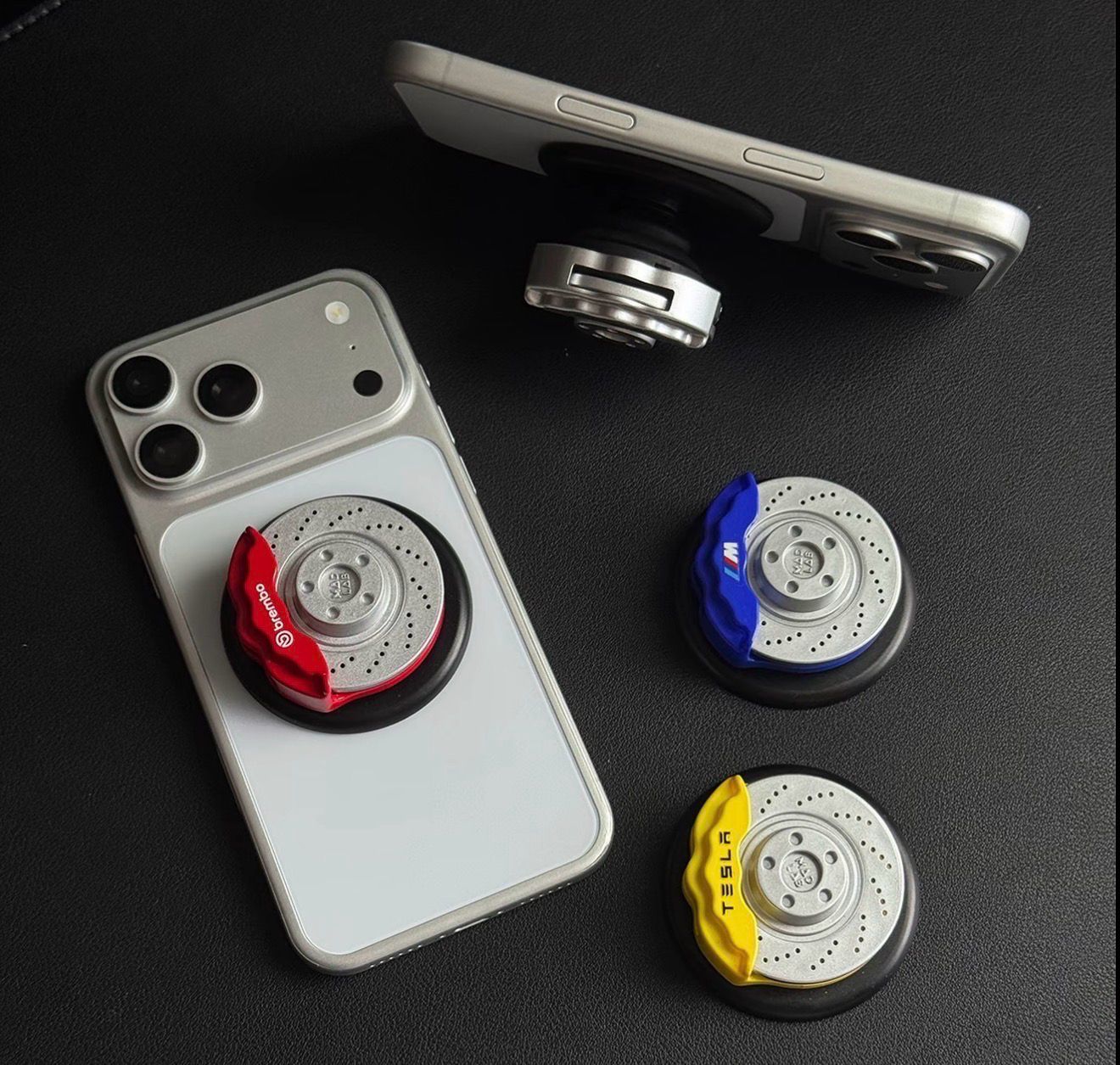 Racing Caliper Creative Magnetic Airbag Phone Holder Brake Pad Rotating Magnetic ( For All Models )