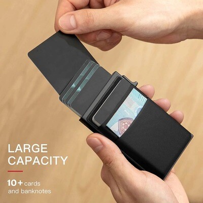 RFID Aluminum Slim Wallet Card Holder