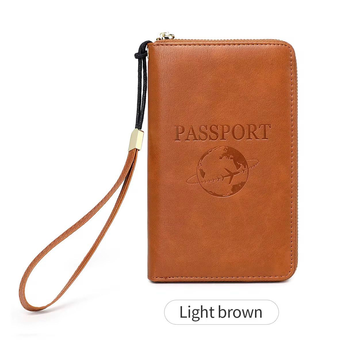Premium Passport Wallet with Zipper