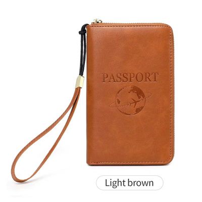 Premium Passport Wallet with Zipper