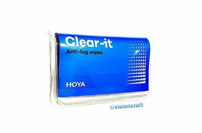 1pc HOYA Clear-It Anti-Fog Wipe featuring Nano-tech