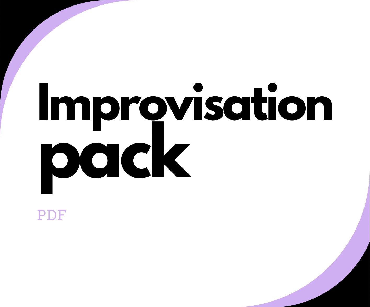 IMPROVISATION Tasks For dancers