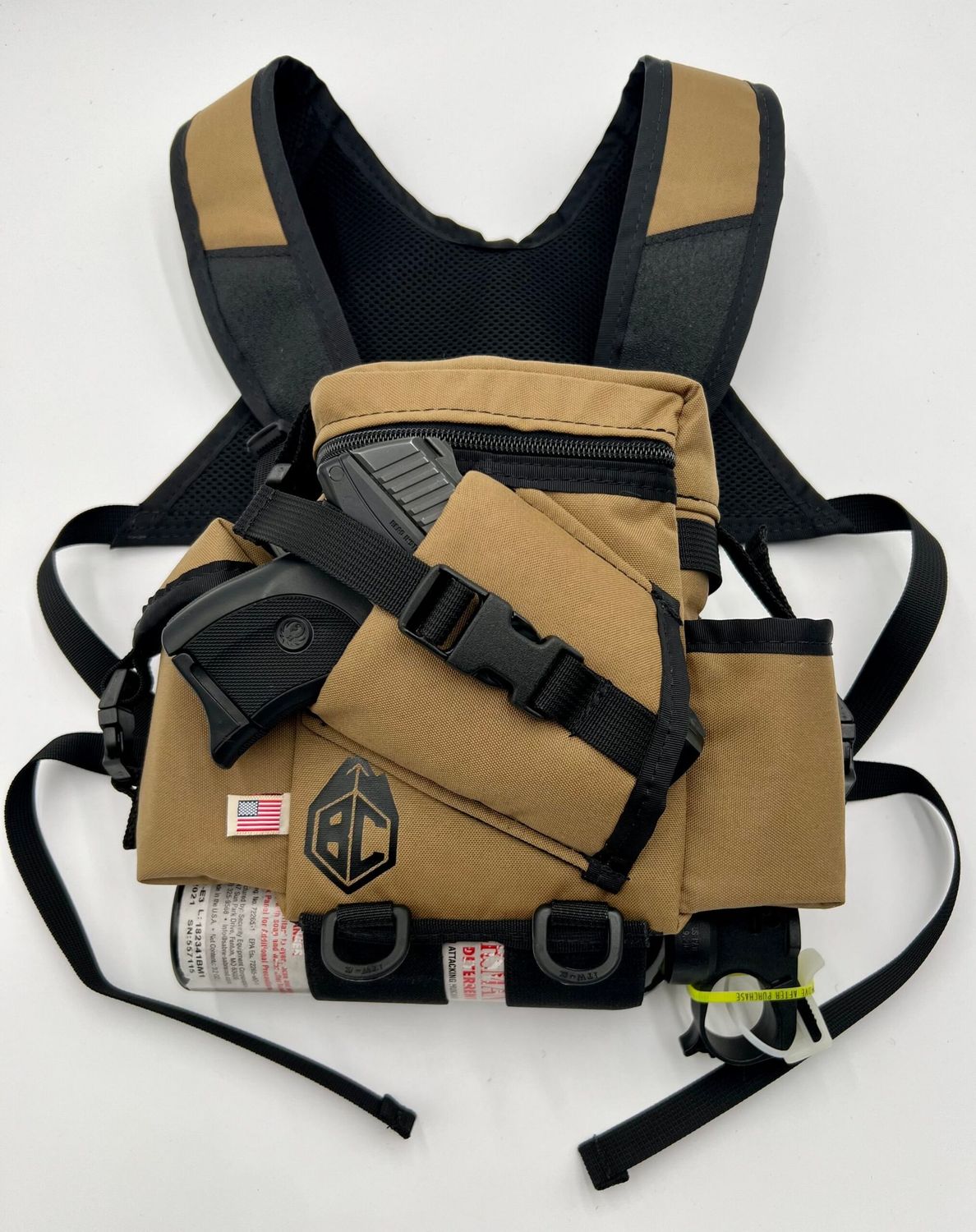Harnais De Portage Pour Jumelles - Sac Poitrine Réglable, Grande Capacité, Léger, Pour Chasse Et Randonnée