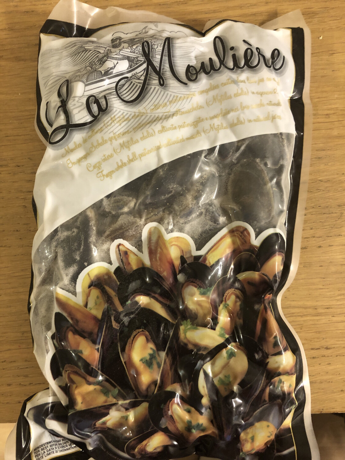 Frozen Mussels In The Shell 1kg