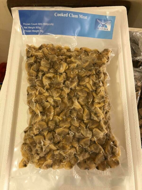 Frozen Clam Meat (1kg Bag)