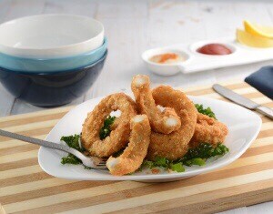 Panko Breaded Squid Rings (1kg)