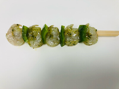 King Prawn Kebabs In a Garlic &amp; Herb Marinade 