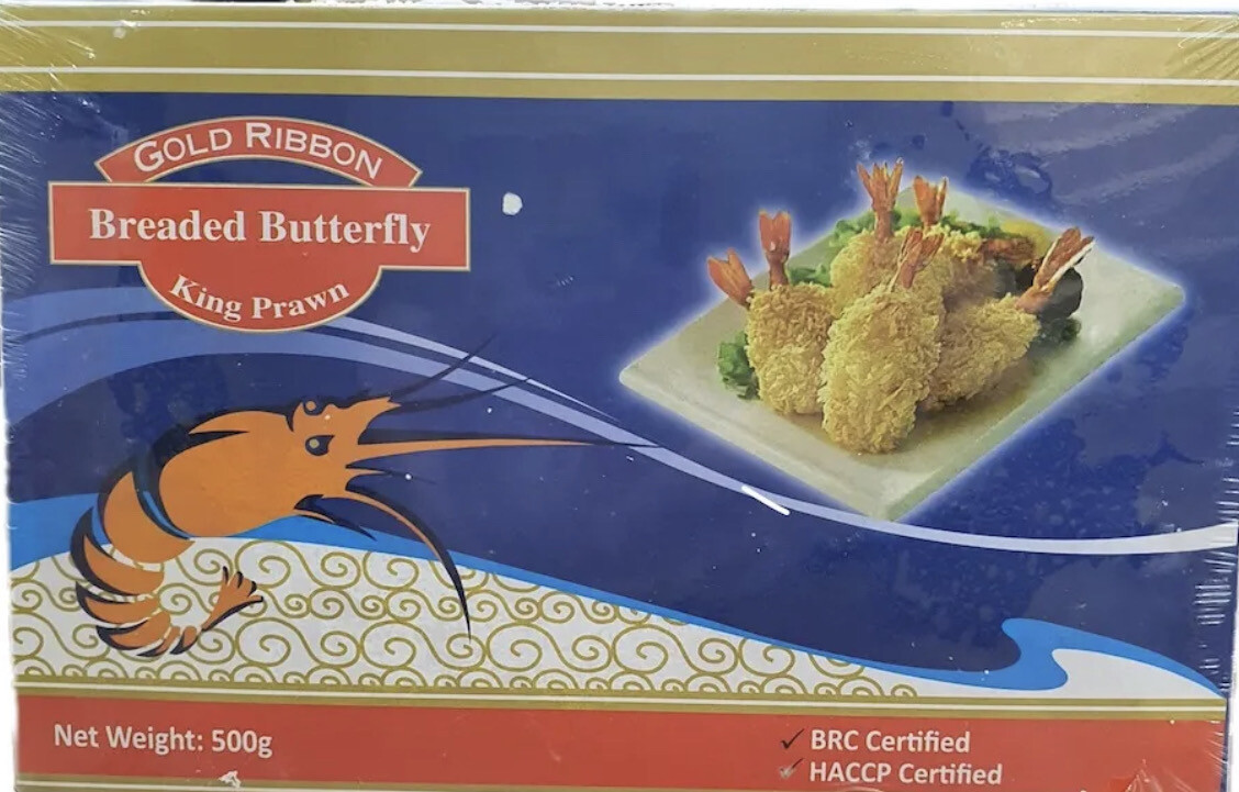 Breaded Butterfly Prawns 500g