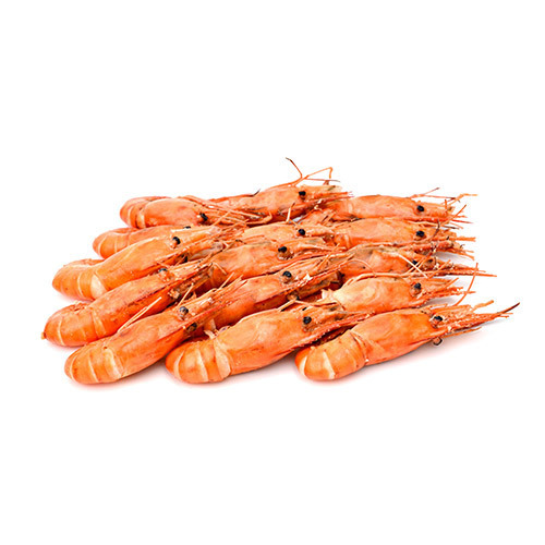 Greenland Prawns - Shell On, Cooked (500g Bag)