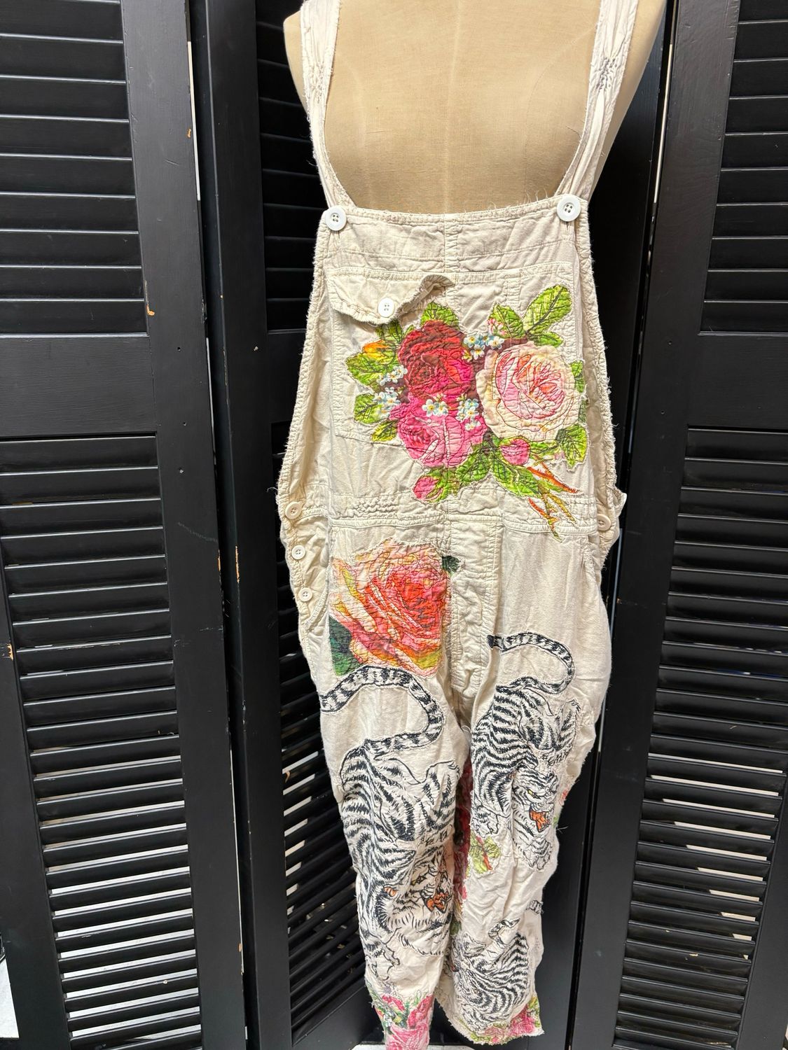 Magnolia Pearl | Birch Floral Love Overalls | Overall 176 | Moonlight