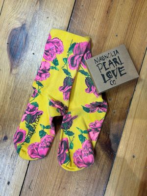 Magnolia Pearl | Floral MP Socks | Sock 141 | Morning Rose