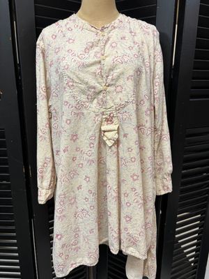 Magnolia Pearl | Hand Block Print Ines Shirt | Top 928 | Rafta | Preloved