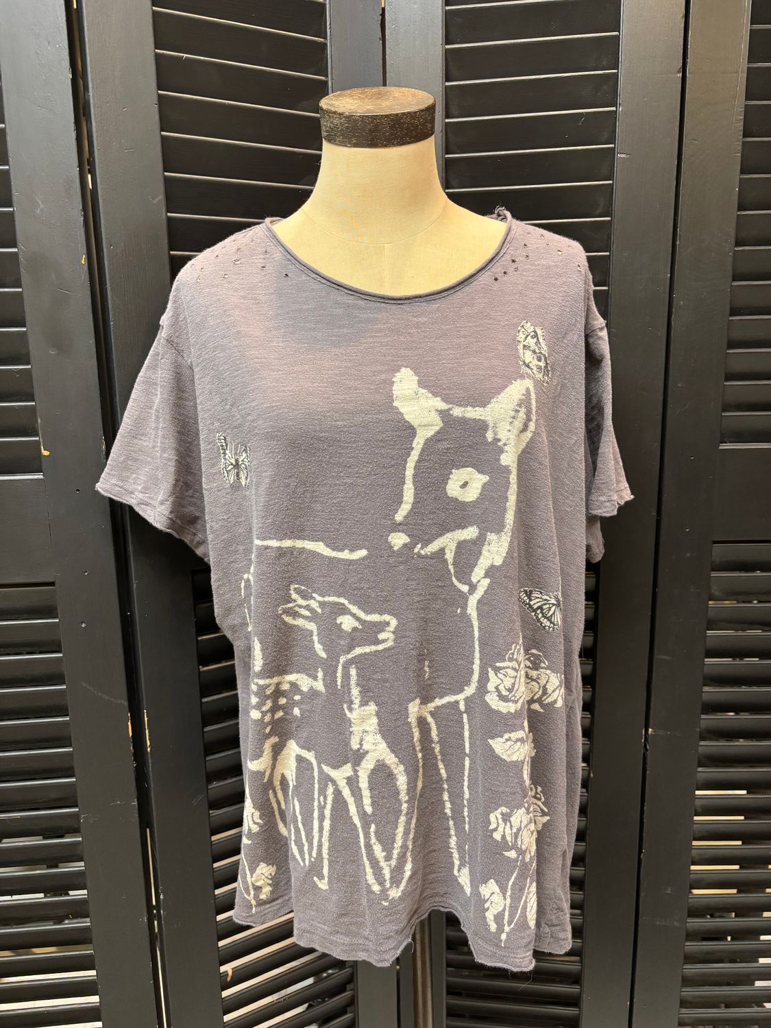 Magnolia Pearl | Little Deer Tshirt | Top 1905 | Ozzy | Preloved