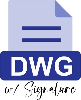 E-File: DWG, Architect Massachusetts w/ Signature