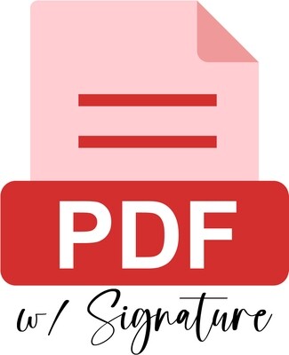 E-File: PDF, Architect California w/ Signature