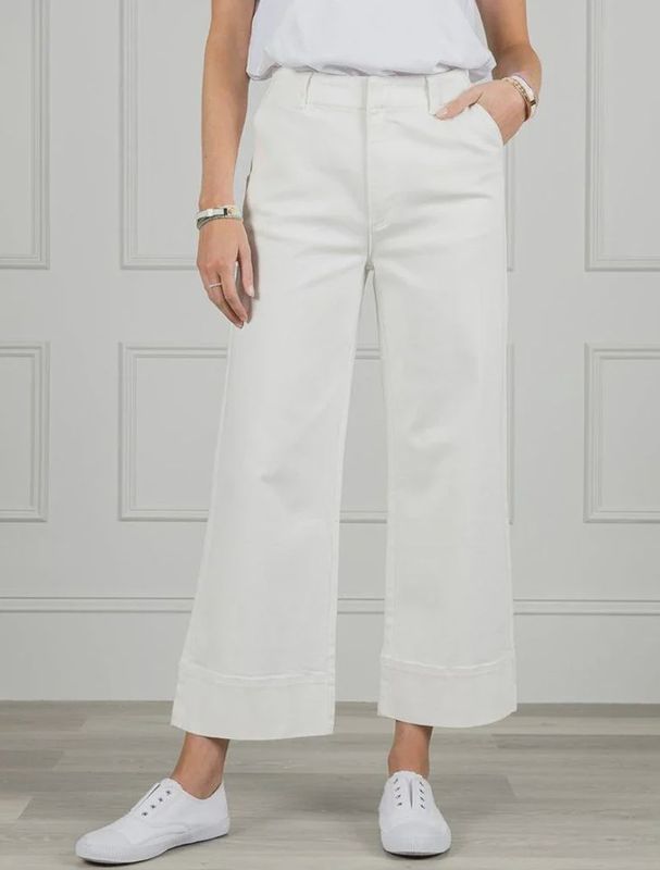 Wanda Denim Pant White