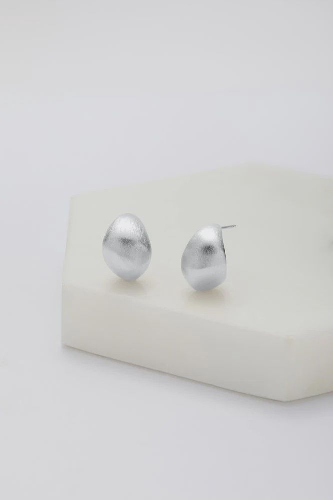 Zafino - Ally Earring - Brushed Silver