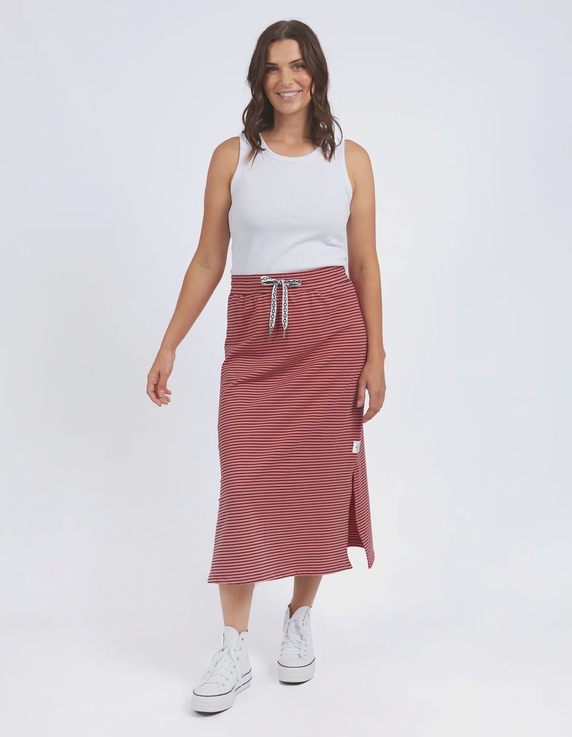 Travel Skirt - Watermelon / Navy