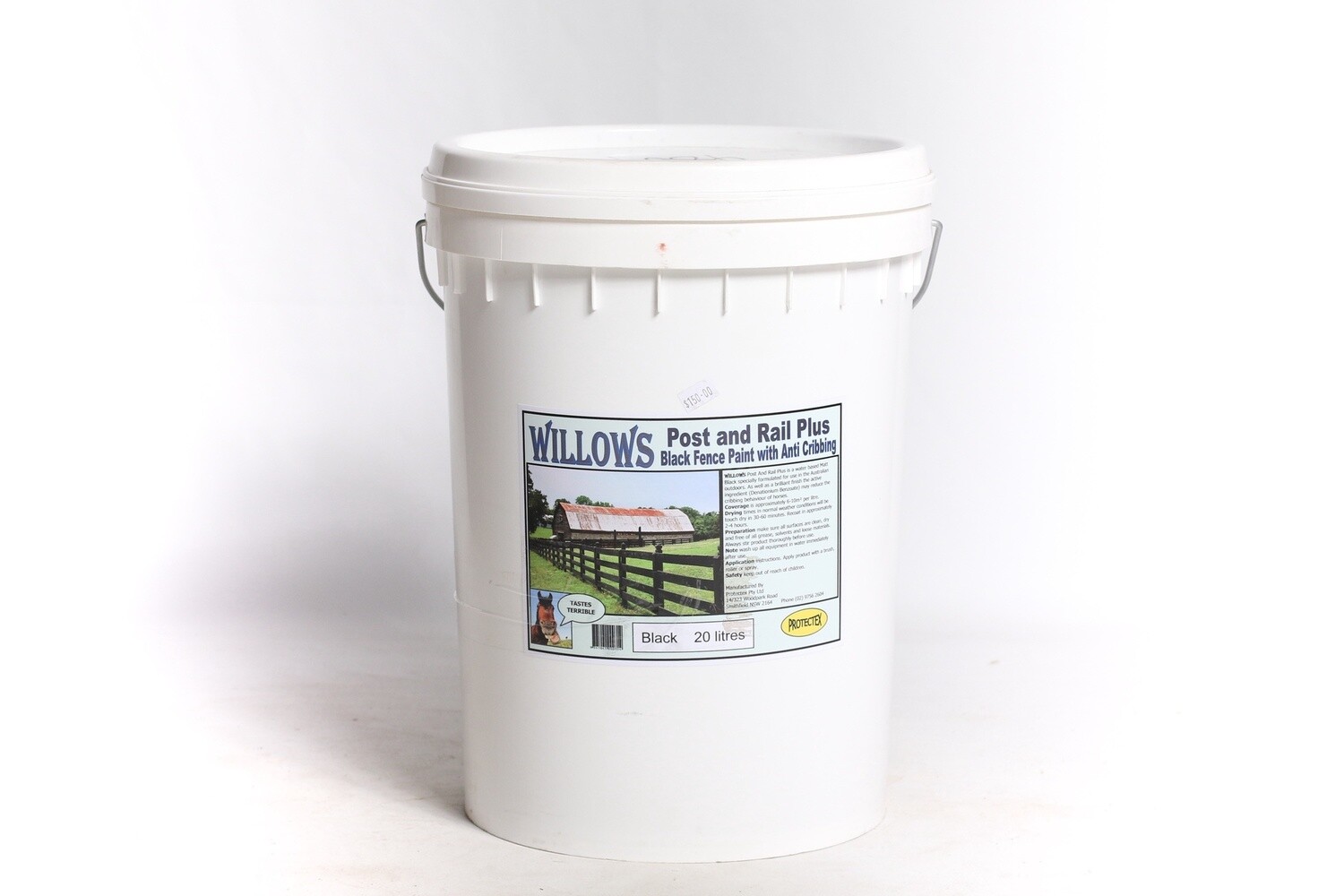 WILLOWS BLACK FENCE PAINT 20LTR