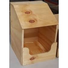 PLYWOOD POULTRY LAYER BOX -1 HOLE NESTING
