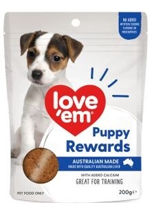 LOVE EM PUPPY REWARD 200GM