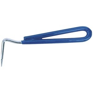 HOOF PICK STAINLESS STEEL BLUE