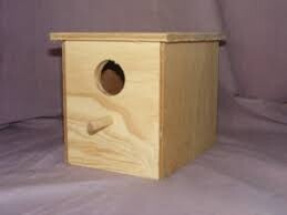 PLYWOOD COCKATIEL BREEDING BOX