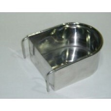 STAINLESS STEEL D FEEDER W/HOOKS 8CM -MP110