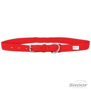 COW COLLAR WEBBING RED