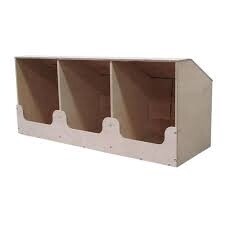 PLYWOOD POULTRY LAYER BOX -3 HOLE NESTING