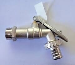 BIB COCK FRONT LOCKING