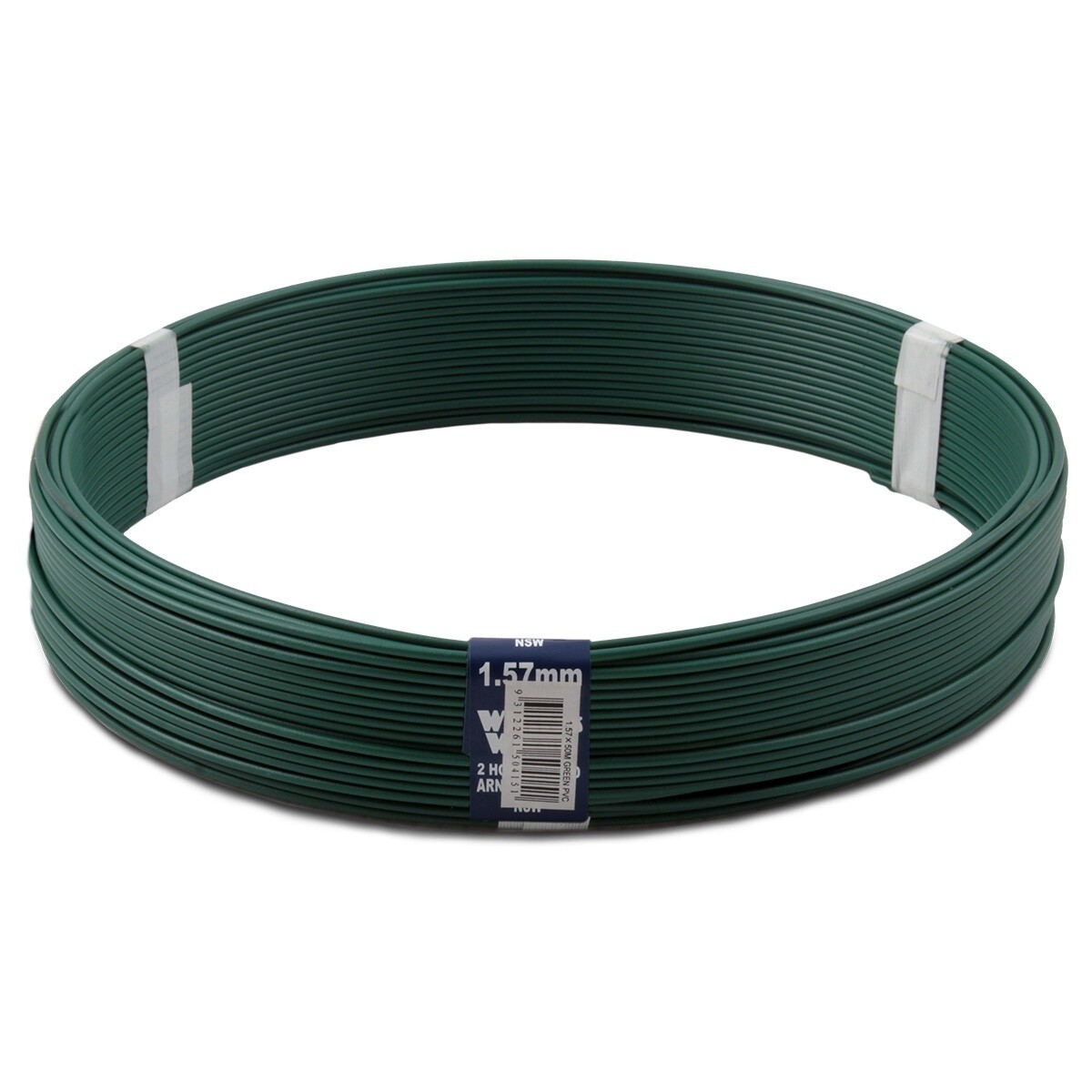 WHITES GREEN PVC TIE WIRE 1.57MM X 50M