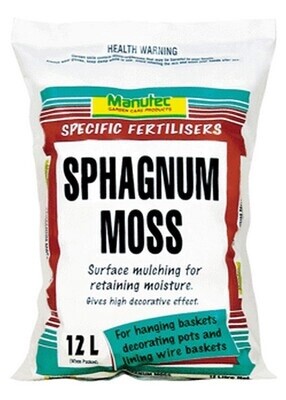 MANUTEC SPHAGNUM MOSS 12L