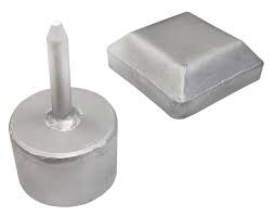 STOCKPOST BRACE CAP WITH SPIKE (SUIT 50NB STAY)