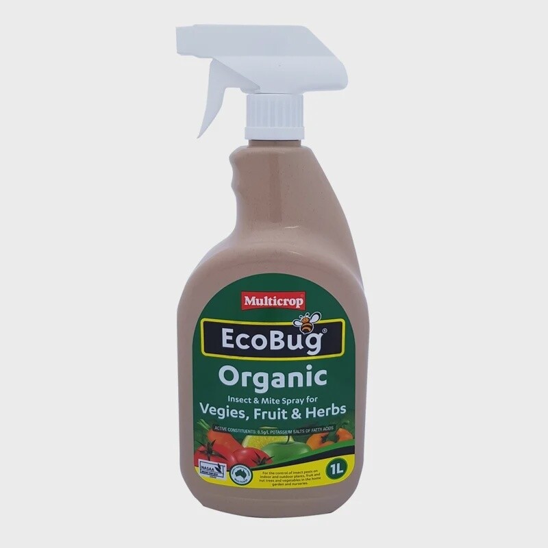 ECOBUG ORGANIC INSECT &amp; MITE SPRAY RTU 1L